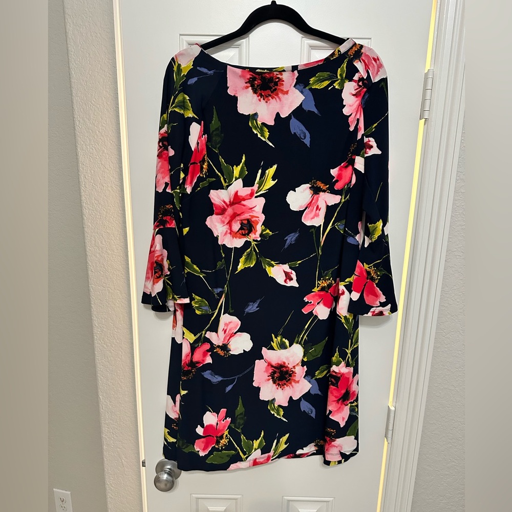 Floral bell sleeve Tommy Hilfiger dress size 14